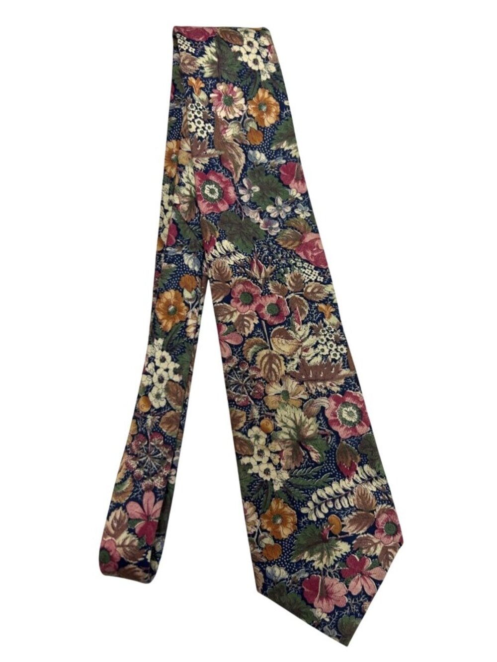 Vintage TANGO by max Raas Floral Necktie 100% Cotton